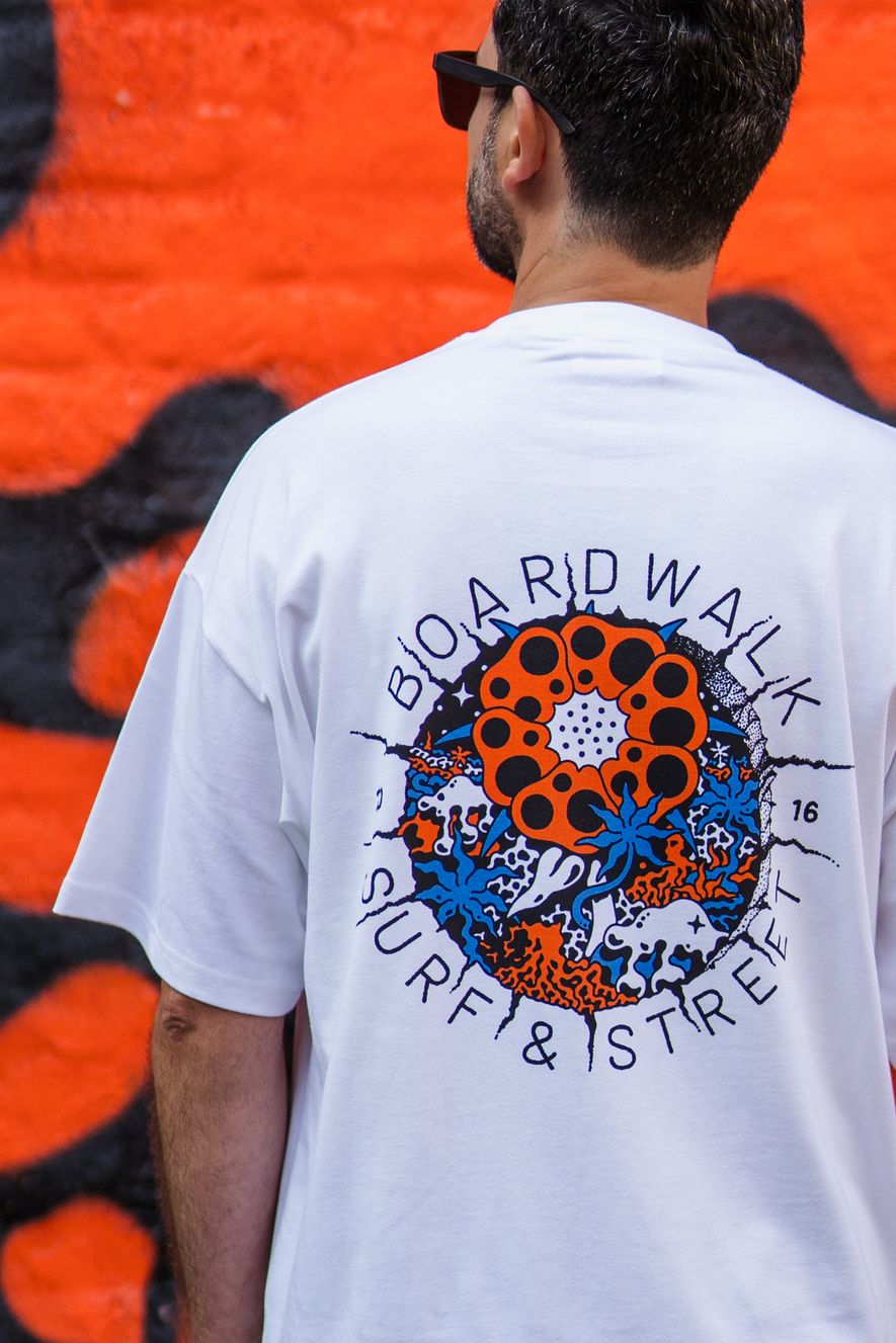 Boardwalk X Finsta Logo Takeover T-shirt White - 7