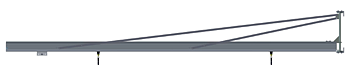 Väggsvängkran Aluminium / Maxlast: 200 kg / Armlängd: 3 m