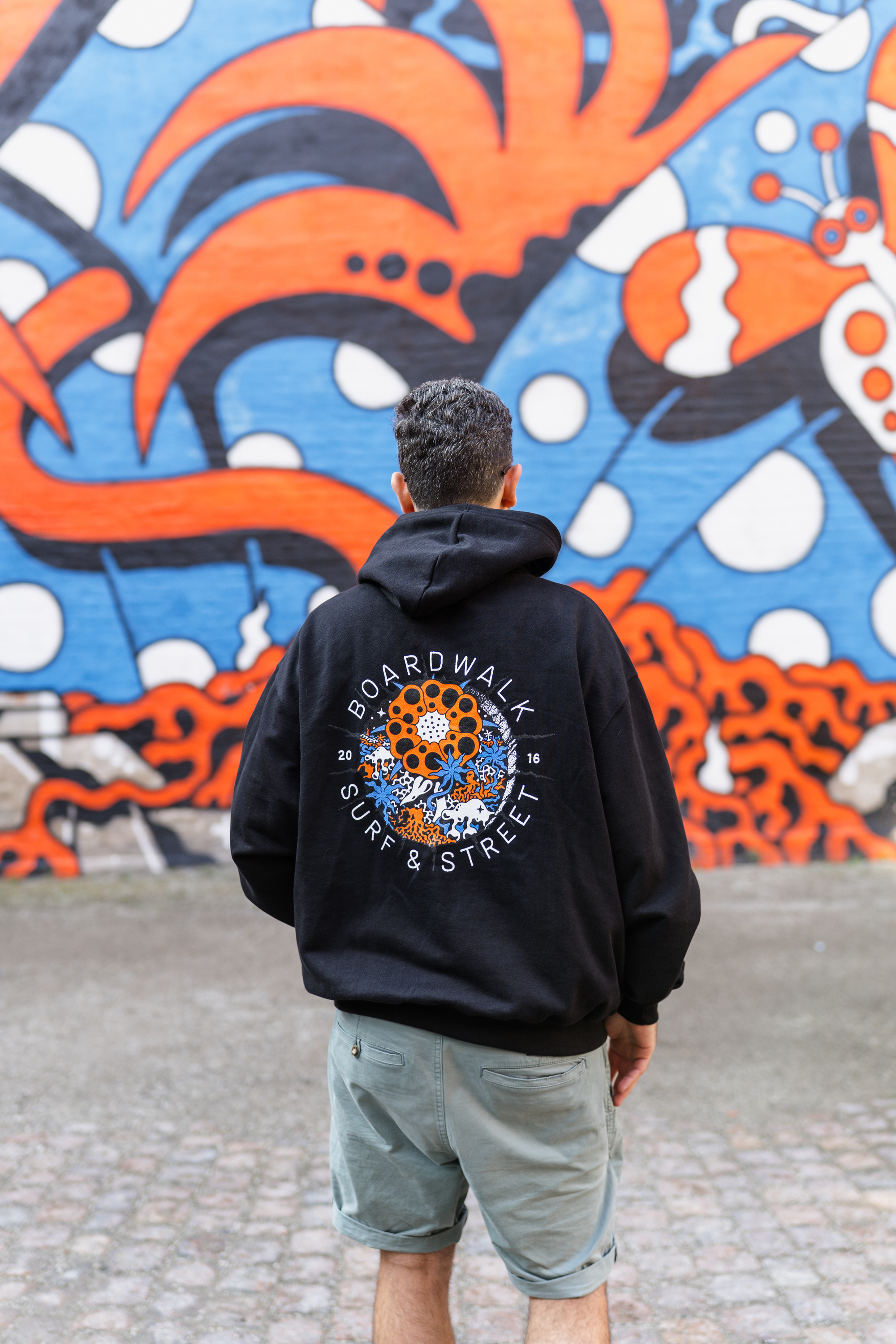 Boardwalk X Finsta Logo Takeover Hoodie Black - 4