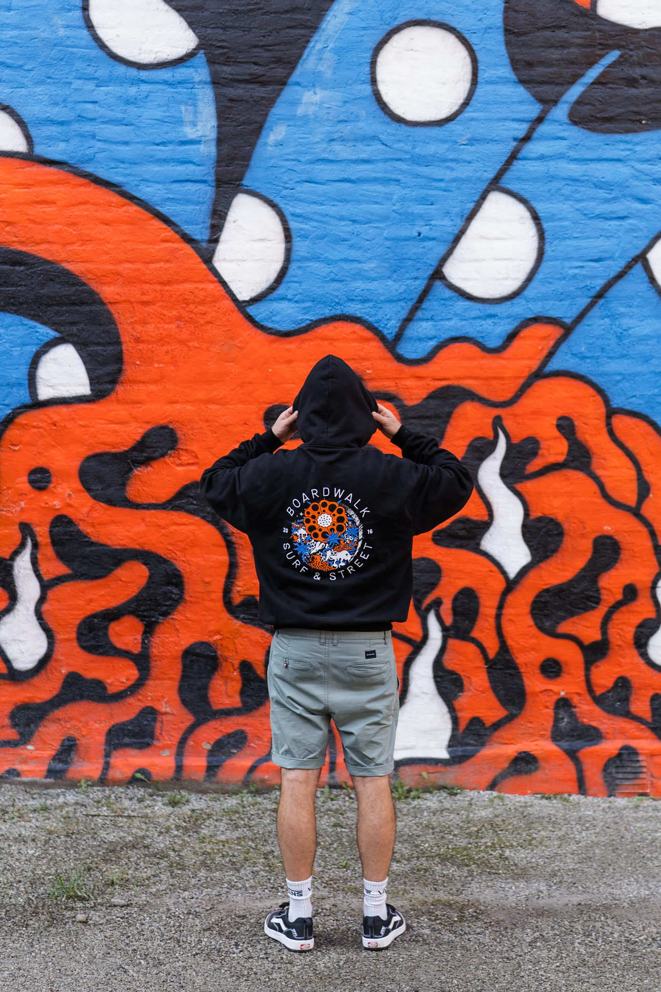 Boardwalk X Finsta Logo Takeover Hoodie Black - 3