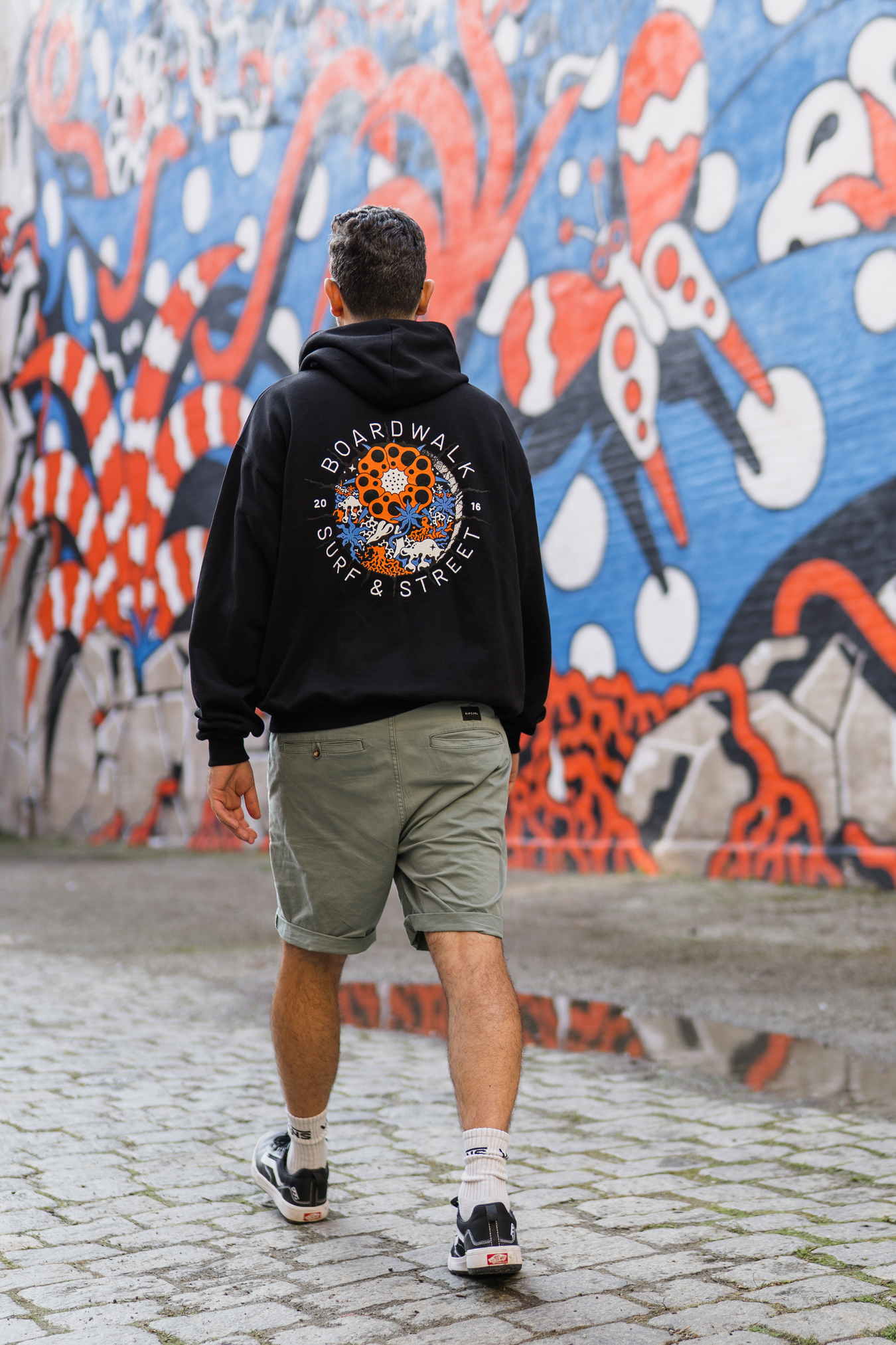 Boardwalk X Finsta Logo Takeover Hoodie Black - 7