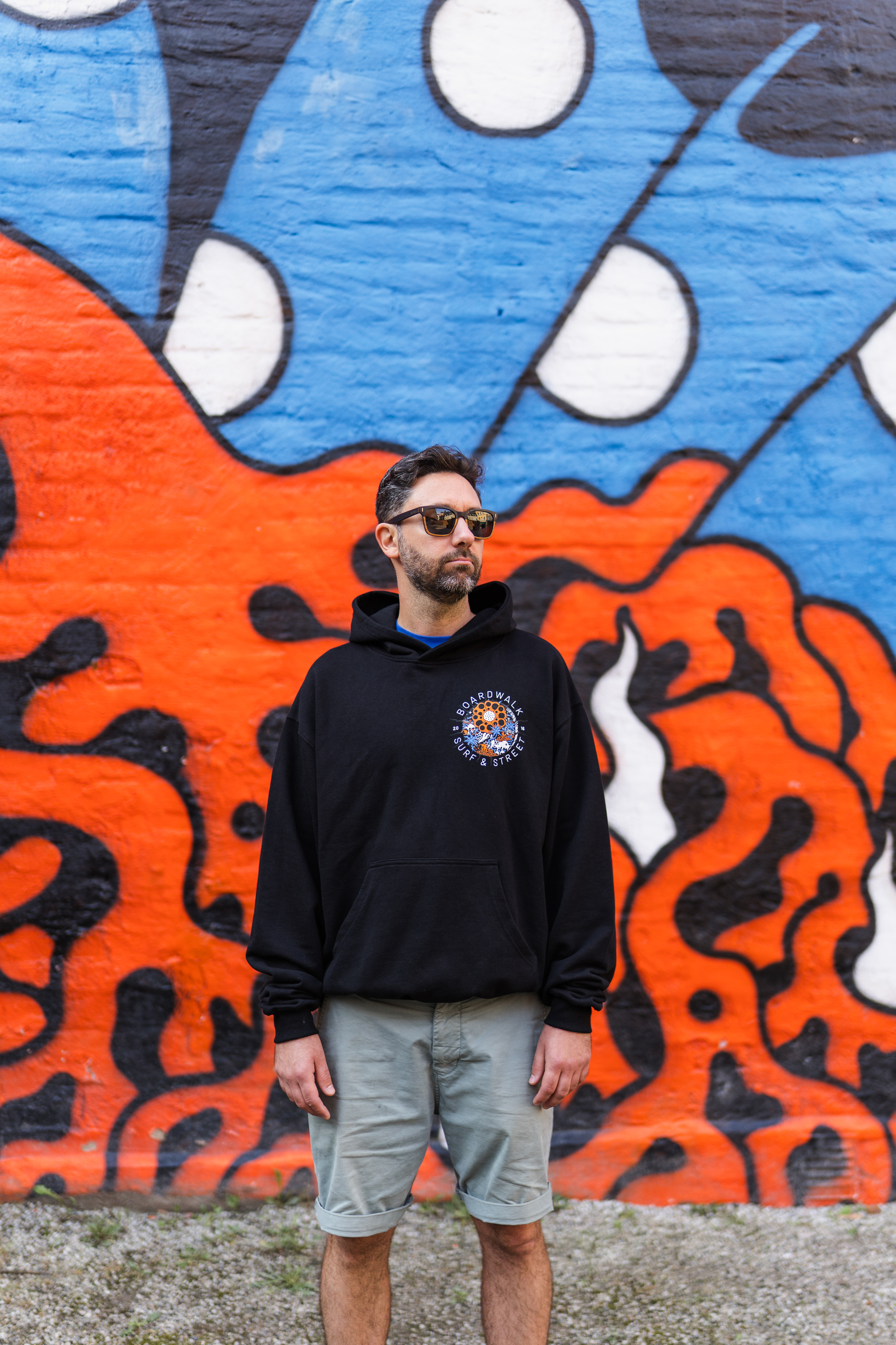 Boardwalk X Finsta Logo Takeover Hoodie Black - 2