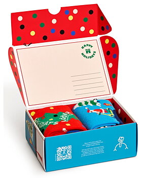 2-Pack Happy Holidays Socks Gift Set
