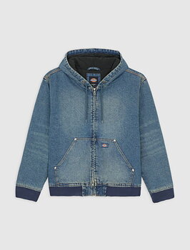 Hilham jeansjacka med luva