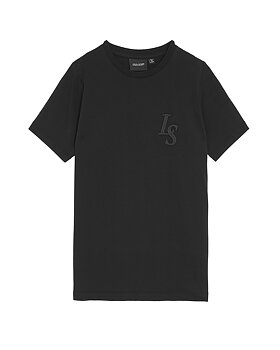L&S Monogram T-shirt Jet Black