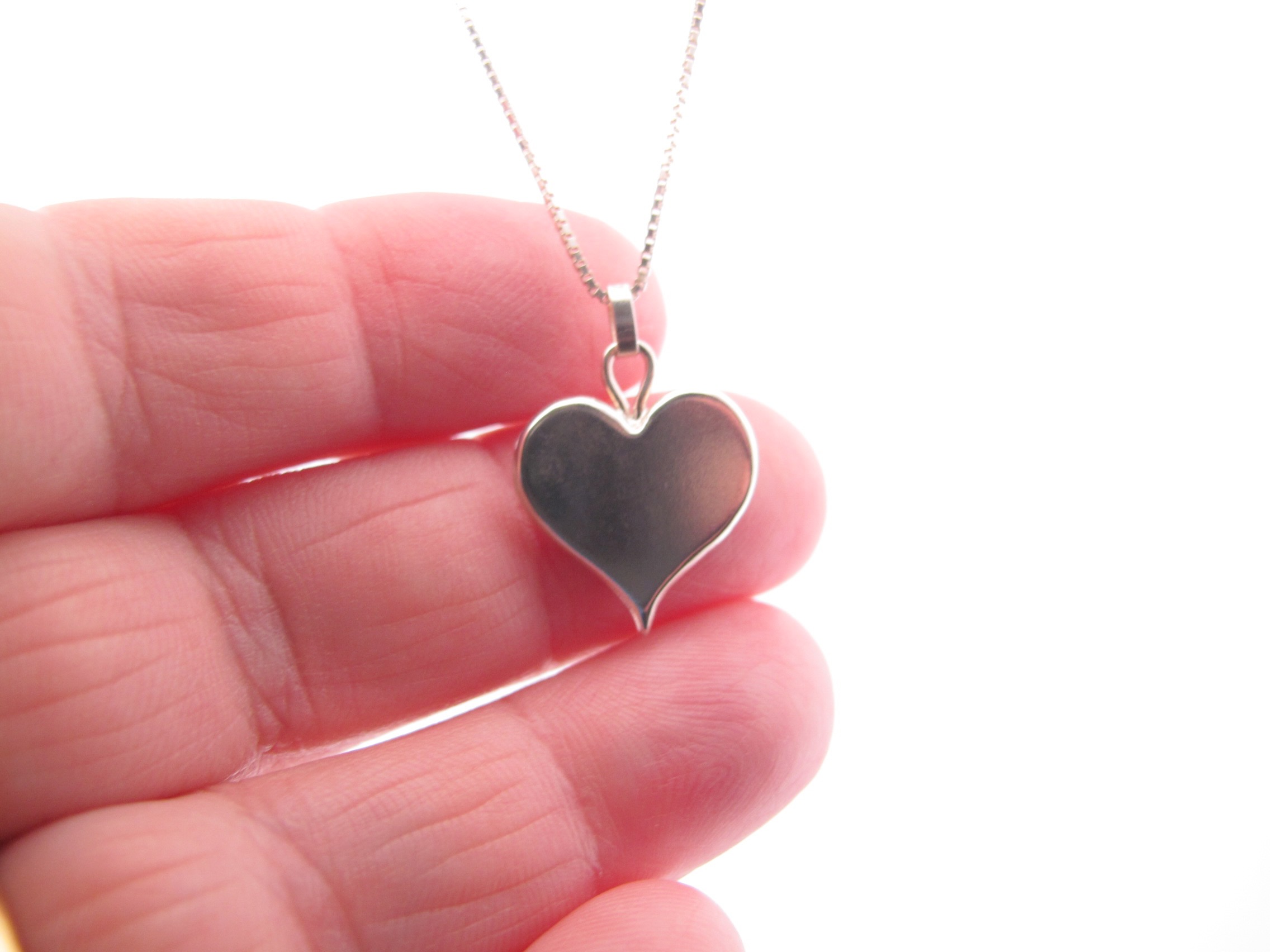 Silver pendant Heart 27x15mm - 2