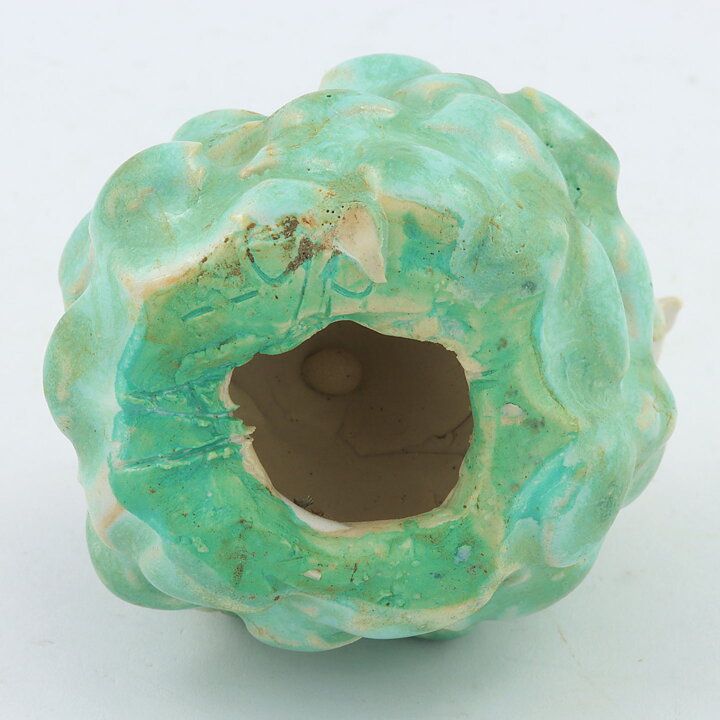Anita Nylund (1990s) Unique Green Cactus from Own Studio 6 cm (2)