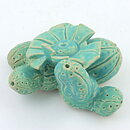 Anita Nylund (1990s) Unique Green Cactus from Own Studio 10 cm