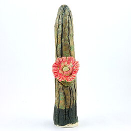Anita Nylund (1990s) Unique Green Cactus from Own Studio 33 cm