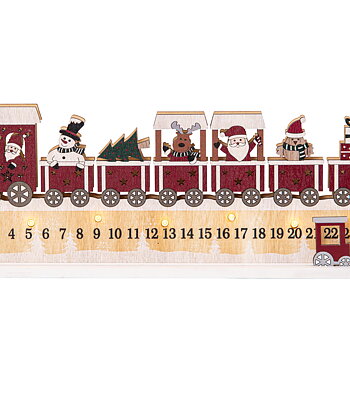 Julkalender tåg 38 cm kalender
