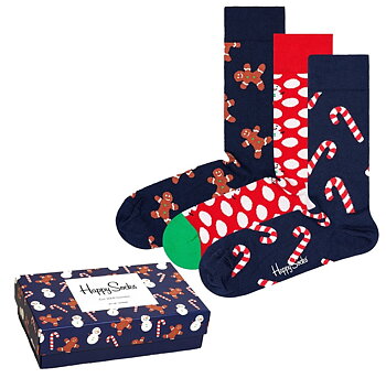 3-Pack Happy Socks Gingerbread Socks Gift Set