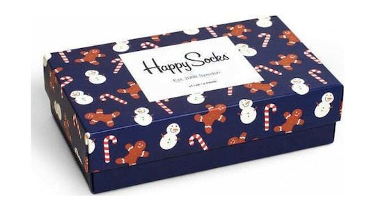 3-Pack Happy Socks Gingerbread Socks Gift Set - 5