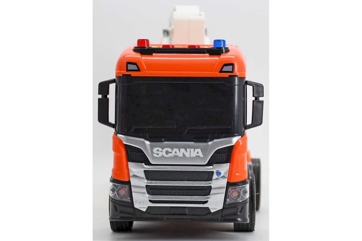 Contruck Scania -kuorma-auto nosturivarusteilla sekä valo- ja äänitehosteilla - 4
