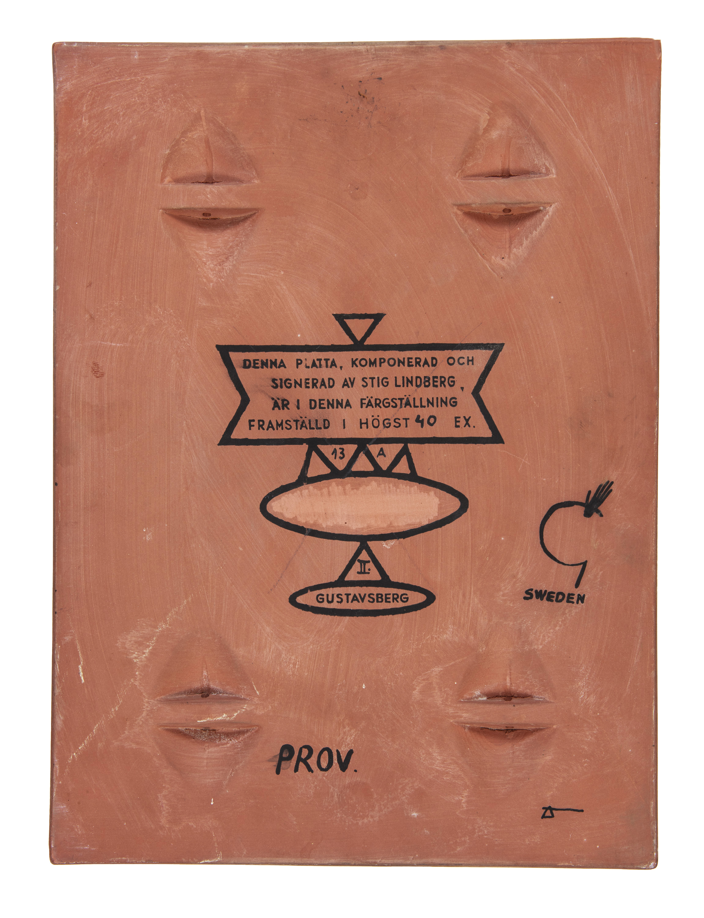 Wall plate - Karneval Style with Decor 13A - 5