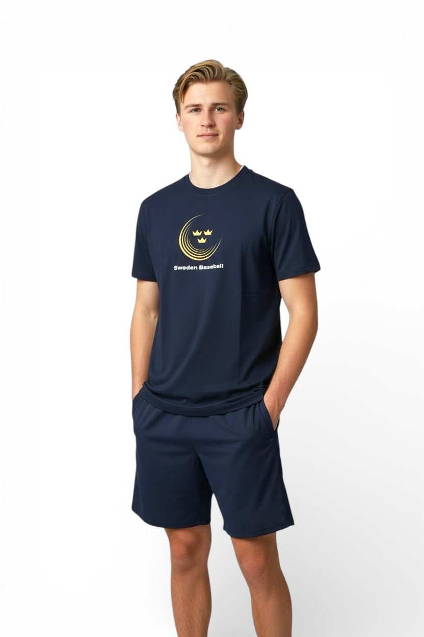 New Classic-T med stort brösttryck  Baseball - 4