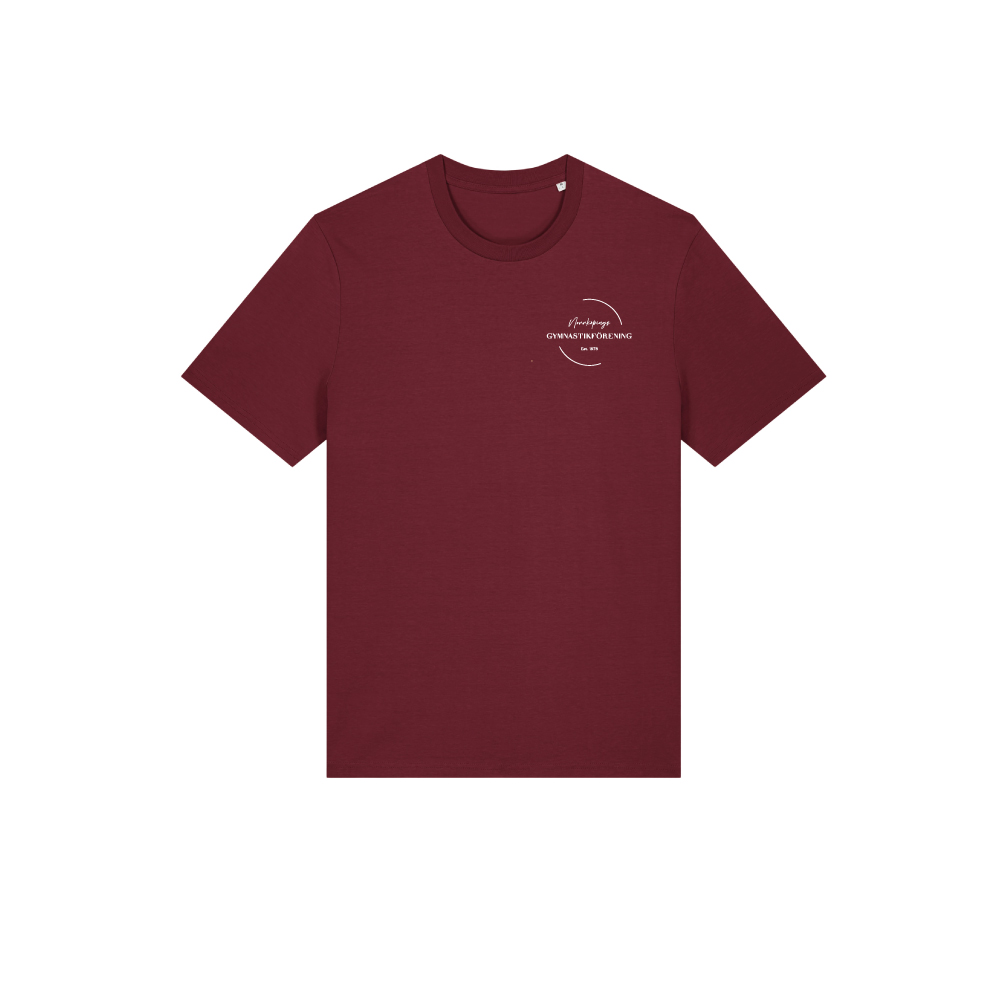 Unisex T-shirt Burgundy - 2
