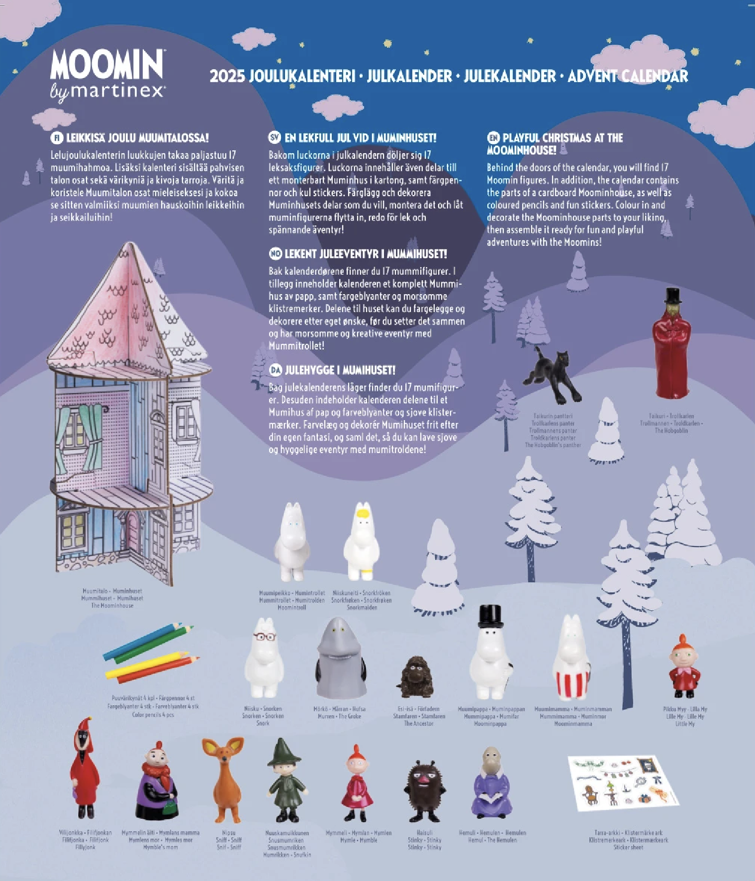 Moomin Toy Christmas Calendar / Advent Calendar 2025 - 3