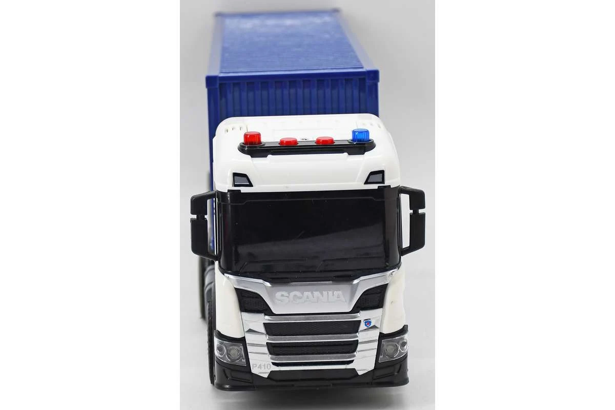 Contruck Scania truck with container, lights, and sound - 4
