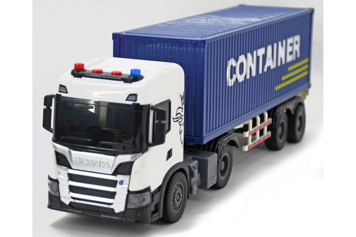 Contruck Scania truck with container, lights, and sound - 5