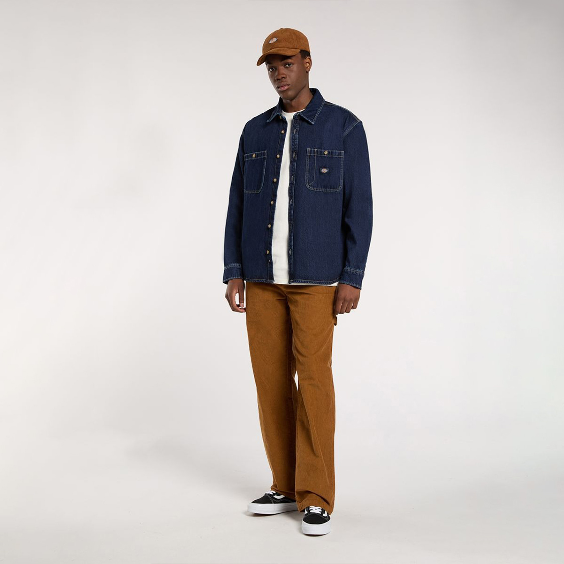 Dickies - Mechanic Denim LS Shirt Dark Blue - 3