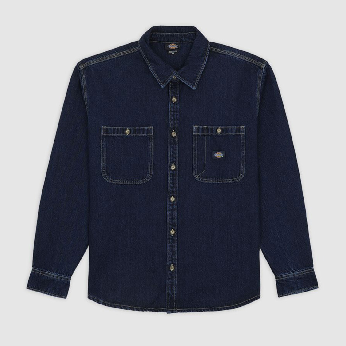 Dickies - Mechanic Denim LS Shirt Dark Blue - 6