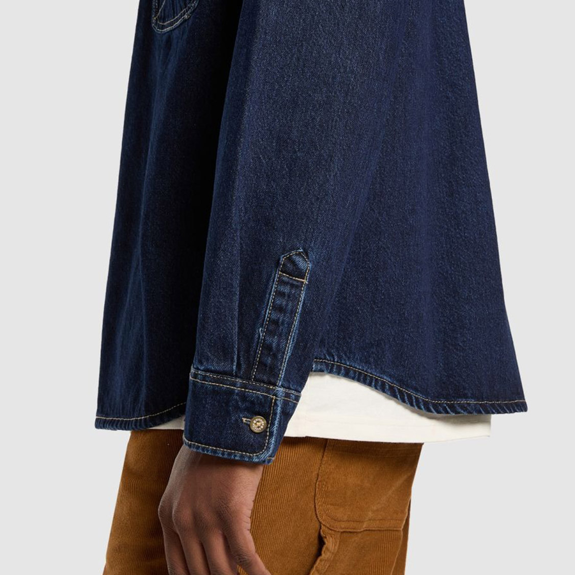 Dickies - Mechanic Denim LS Shirt Dark Blue - 5