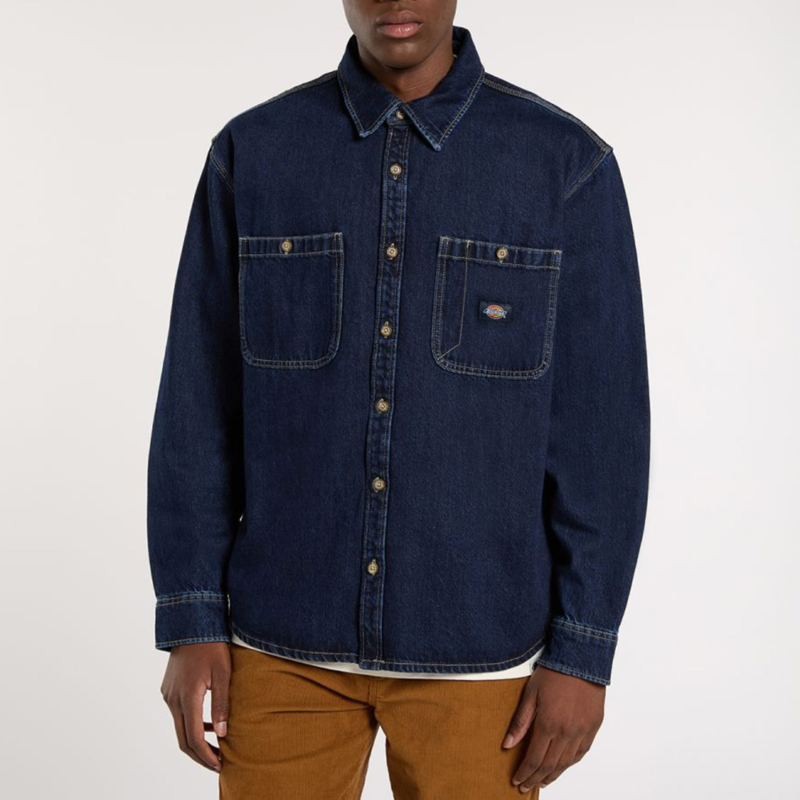 Dickies - Mechanic Denim LS Shirt Dark Blue