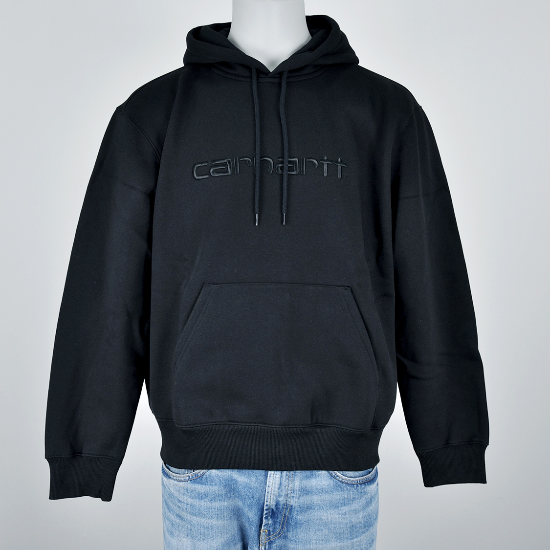 Carhartt WIP - Hooded Carhartt Sweatshirt Black/Black