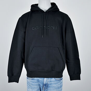 Carhartt WIP - Hooded Carhartt Sweatshirt Black/Black