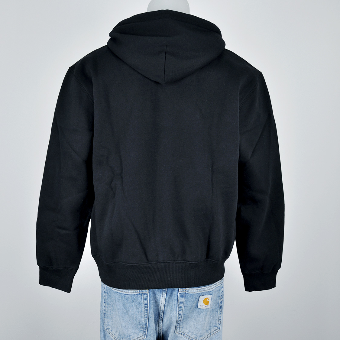 Carhartt WIP - Hooded Carhartt Sweatshirt Black/Black - 2