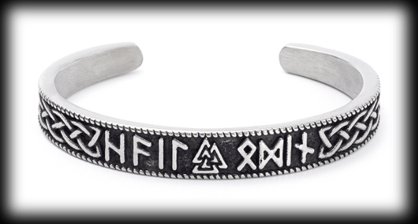 Odens knut, Valknuten armband i rostfritt stål.