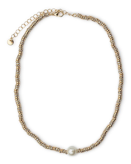 Halsband Glow kort guld