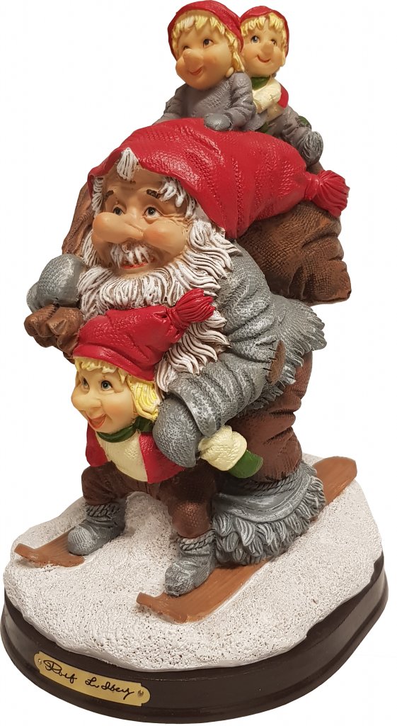 Rolf Lidberg Tomte - Åker skidor