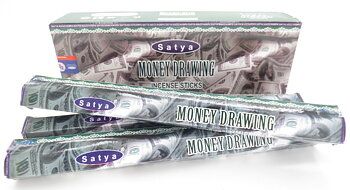 Satya Money Drawing Rökelse - Hexagram Paket