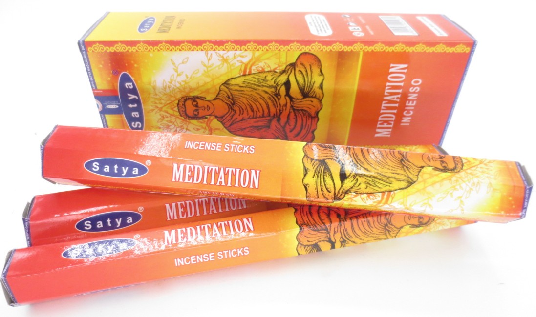 Satya Meditation Rökelse - Hexagram Paket