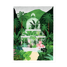 Serre Tropicale Art print