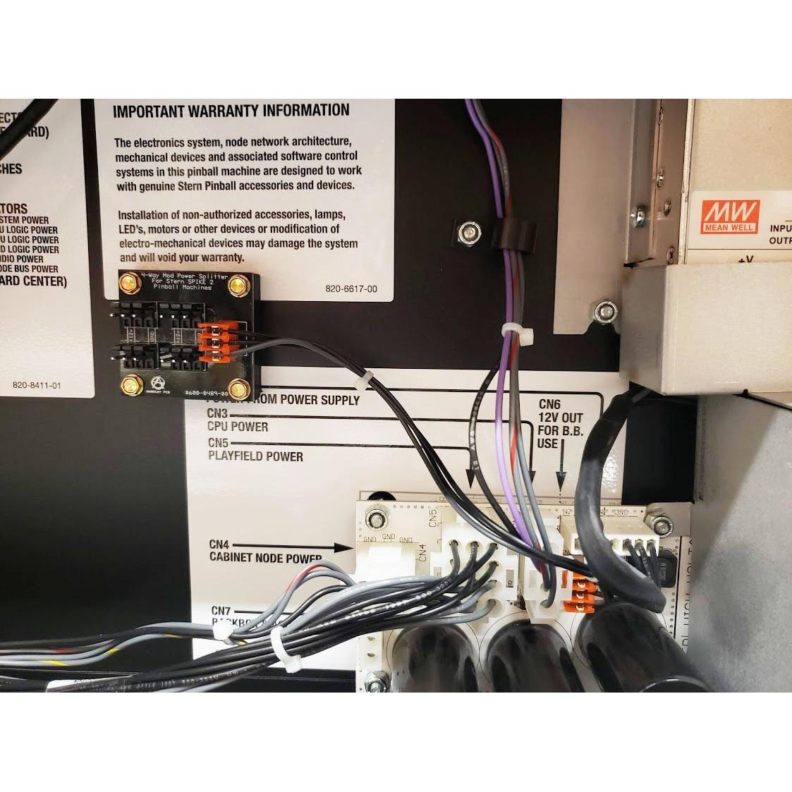 4-Way Power Splitter Board For Stern Pinball Machines Using The SPIKE & SPIKE 2 System - 2