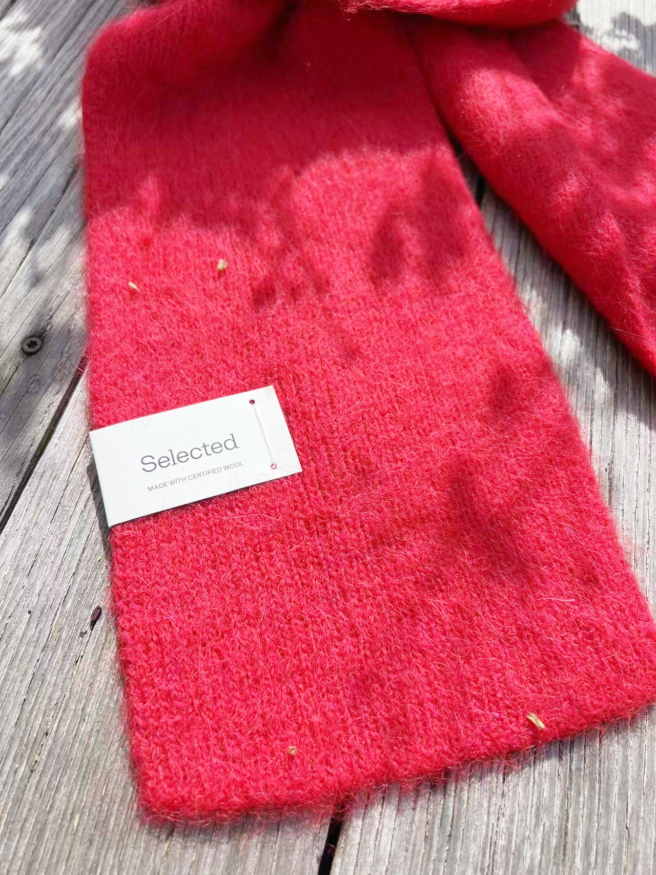 Selected Femme Fiona Alpaca Scarf - 2