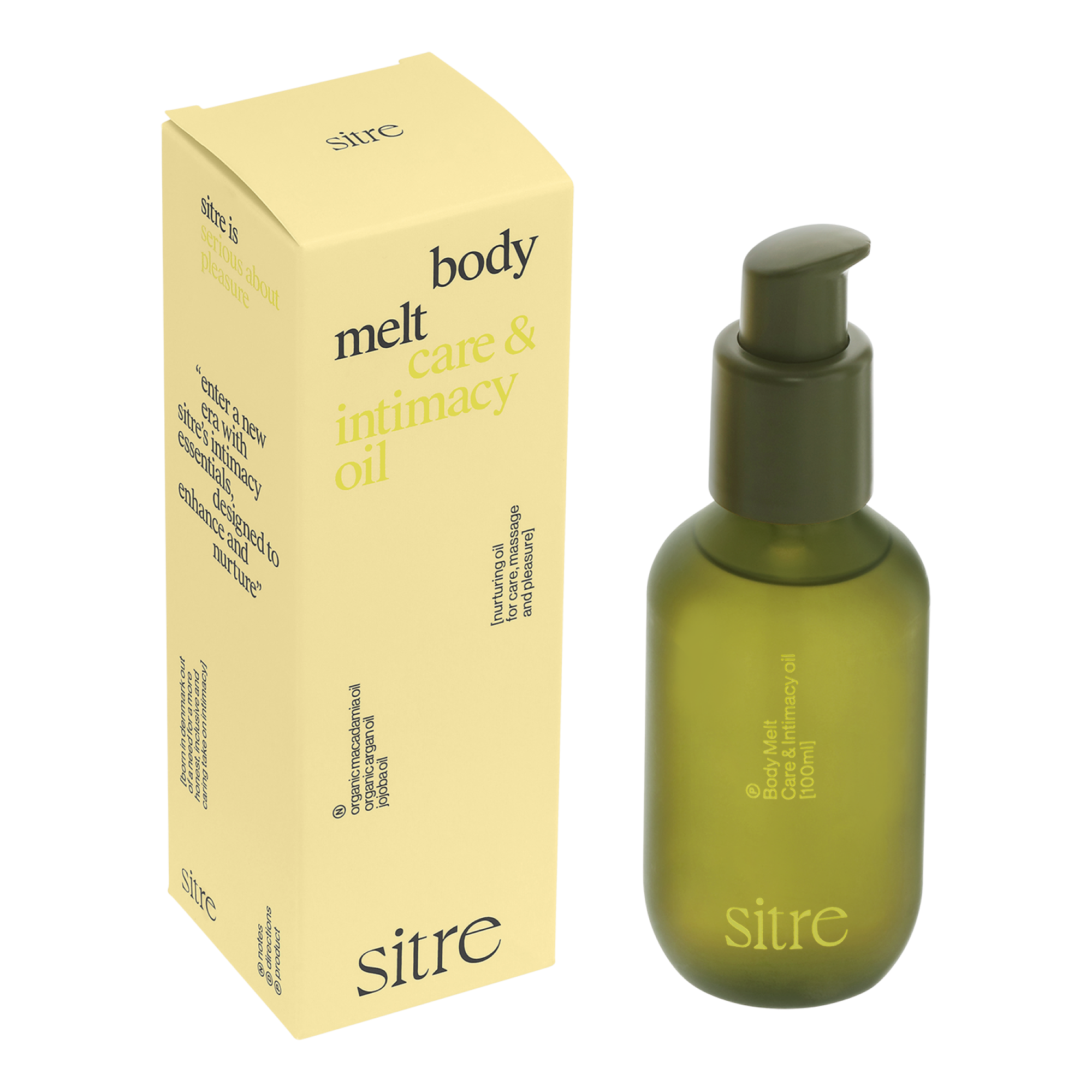 Sitre Body Melt - Care & intimacy oil - 2