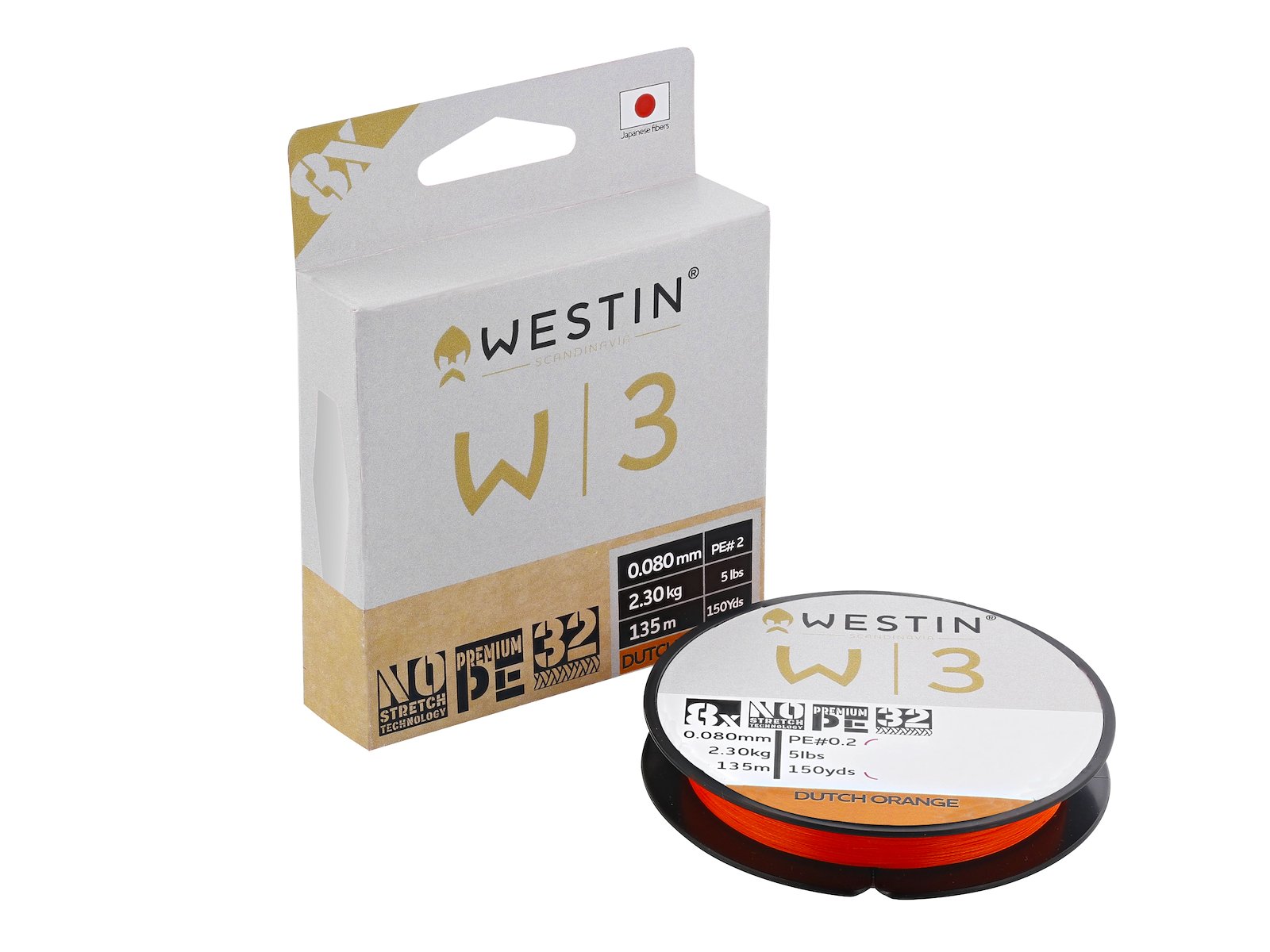 WESTIN W3 8-BRAID 135M DUTCH ORANGE