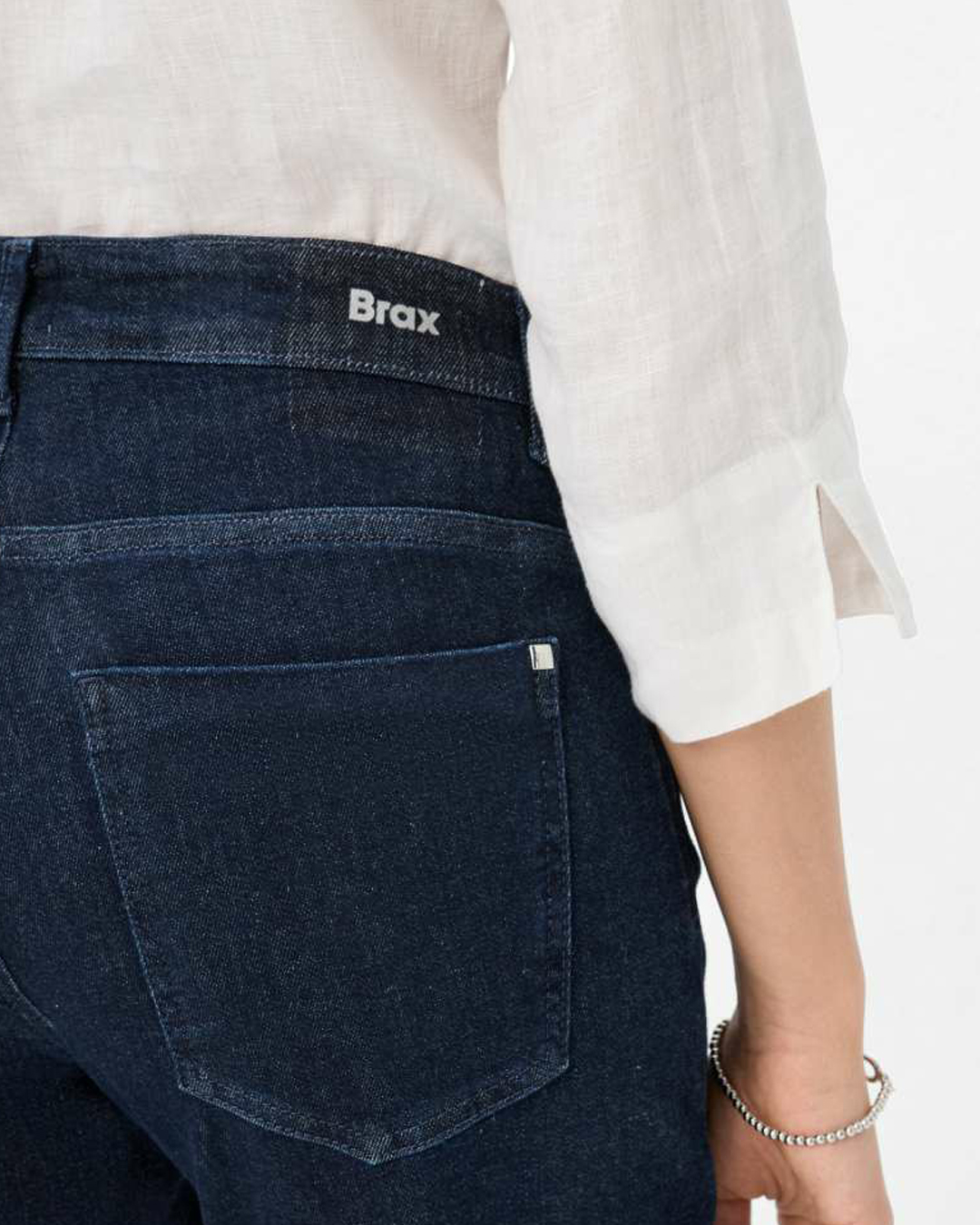 Jeans Maine vida ben mörkblå denim - 5