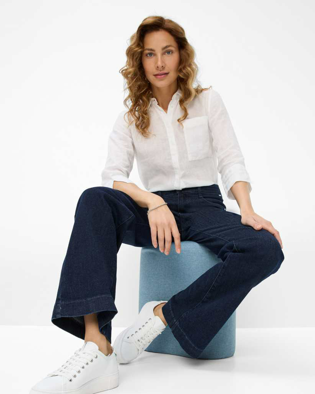 Jeans Maine vida ben mörkblå denim - 3