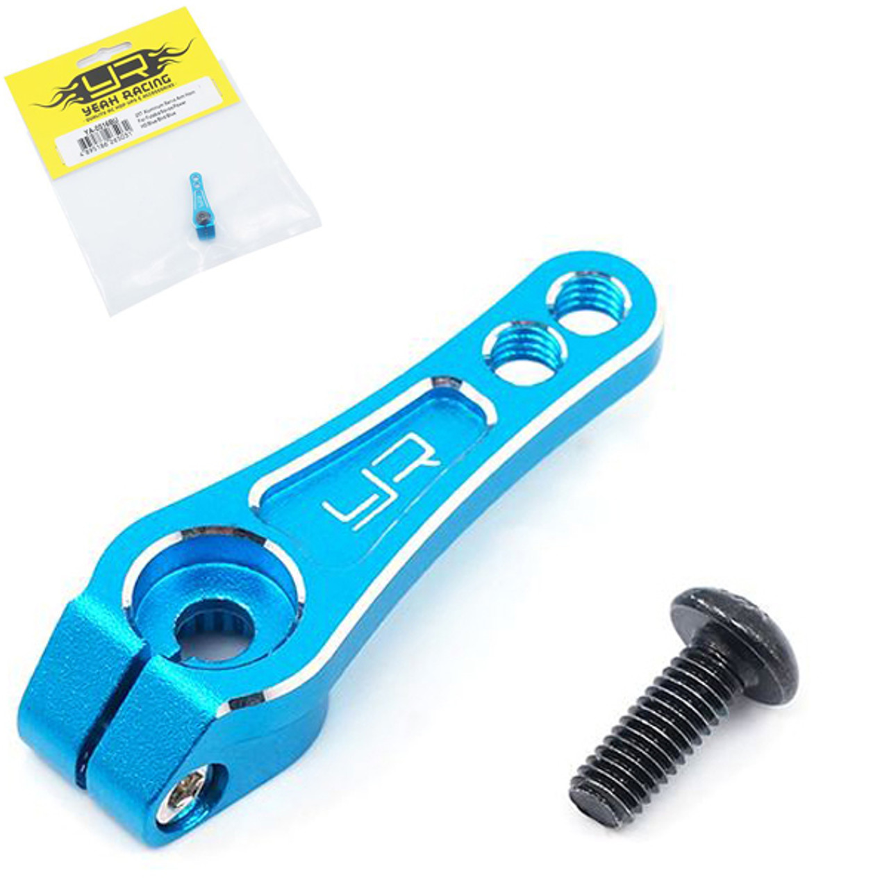 Yeah Racing YA-0516BU 25T Aluminum Servo Arm Horn For Futaba Savox Power HD Blue Bird Blue