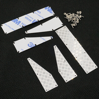 Yeah Racing TRX4-028 Stainless Steel Rear Bumper Diamond Plate for Traxxas TRX-4