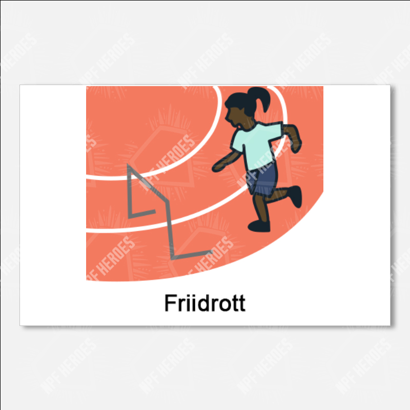 Bildstödsbilder Fritidsaktiviteter, 13x9 cm - 46
