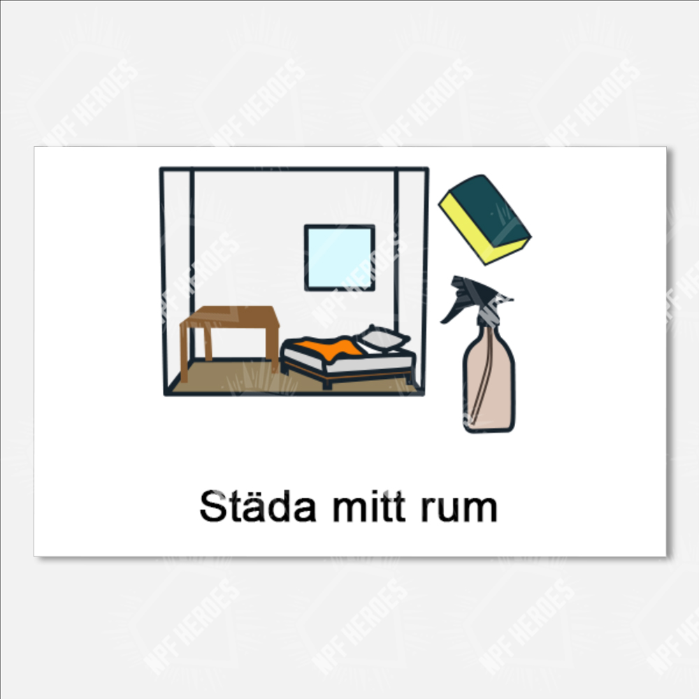Bildstödsbilder Hushållssysslor, 13x9cm - 47