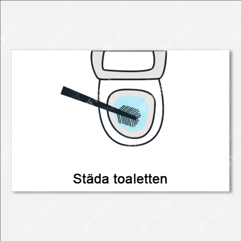 Bildstödsbilder Hushållssysslor, 13x9cm - 20