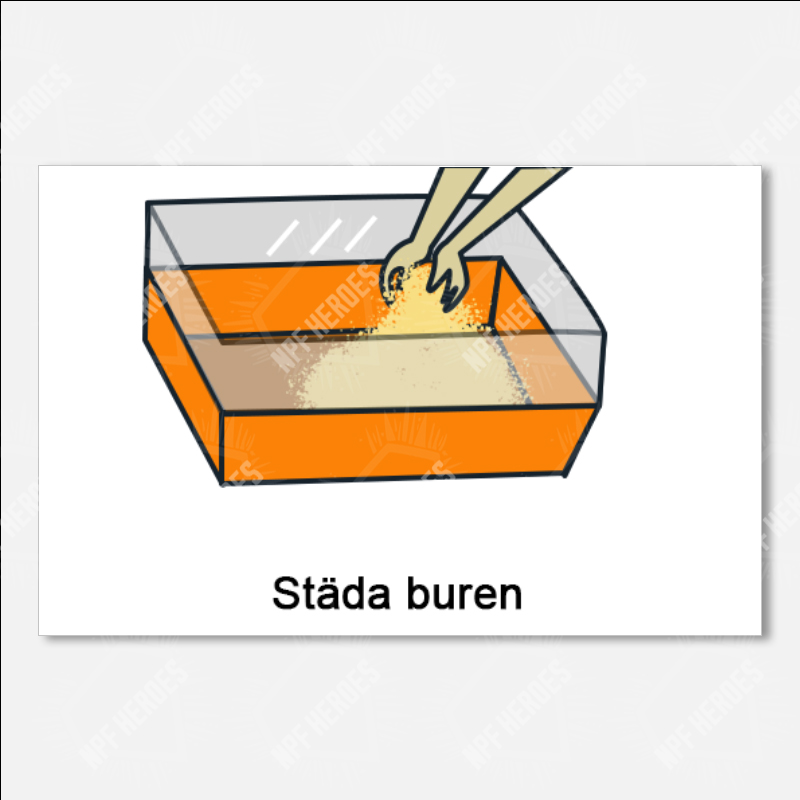 Bildstödsbilder Hushållssysslor, 13x9cm - 19