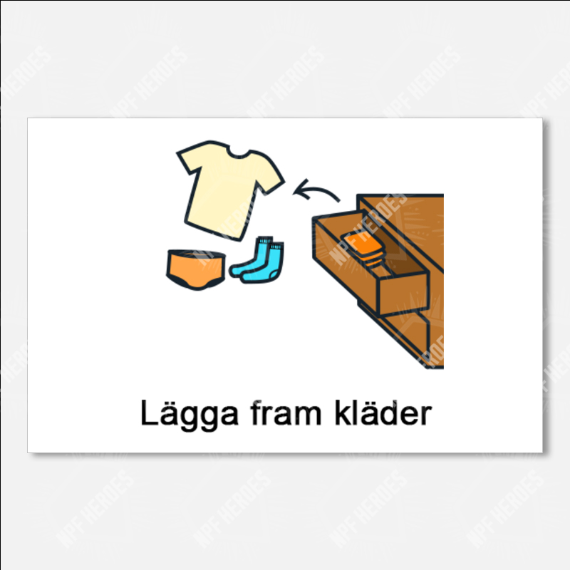 Bildstödsbilder Hygien, 13x9cm - 6