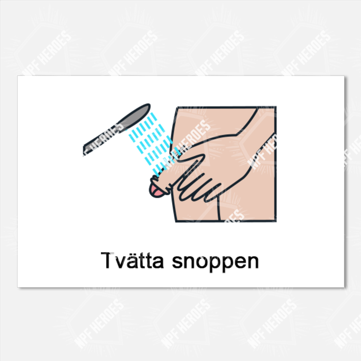 Bildstödsbilder Hygien, 13x9cm - 36